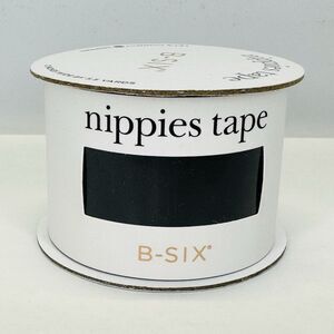 B-SIX Nippies Breast Lift Tape 2”W x 16.5”L Roll Black NEW Free Shipping